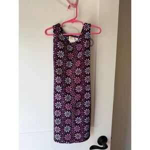 Girls vintage 4T purple daisy dress, so cute! SWAT brand